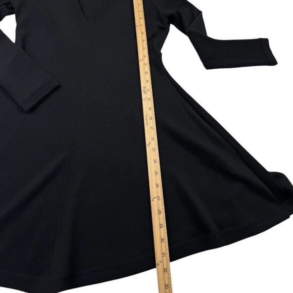 IRO Matvey Black Knit Long Sleeve Mini Wool Blend Dress - Picture 14 of 14